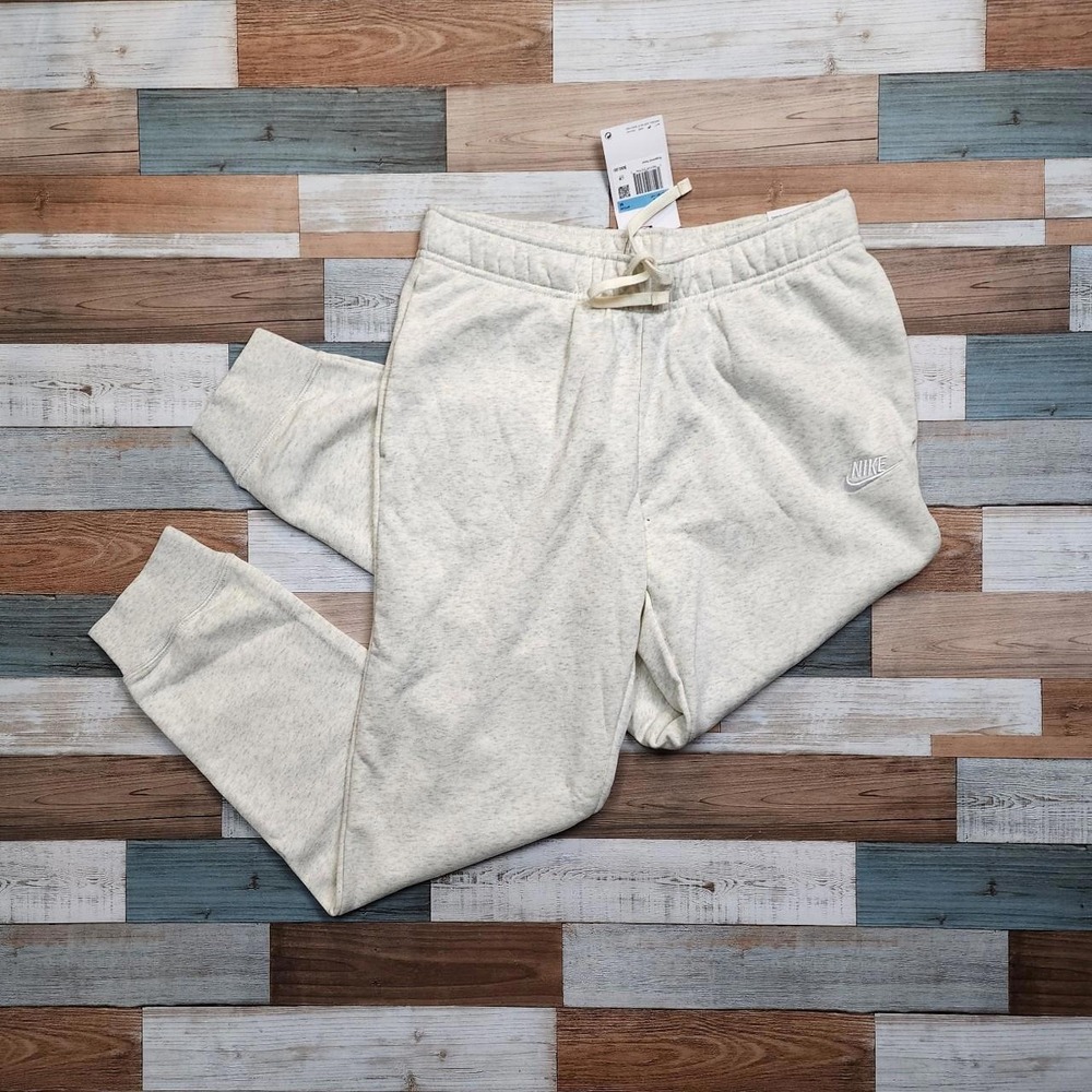 NEW! Nike Fleece Joggers Mid-Rise Regular‎ Fit Womens DQ5191-141 Sz M